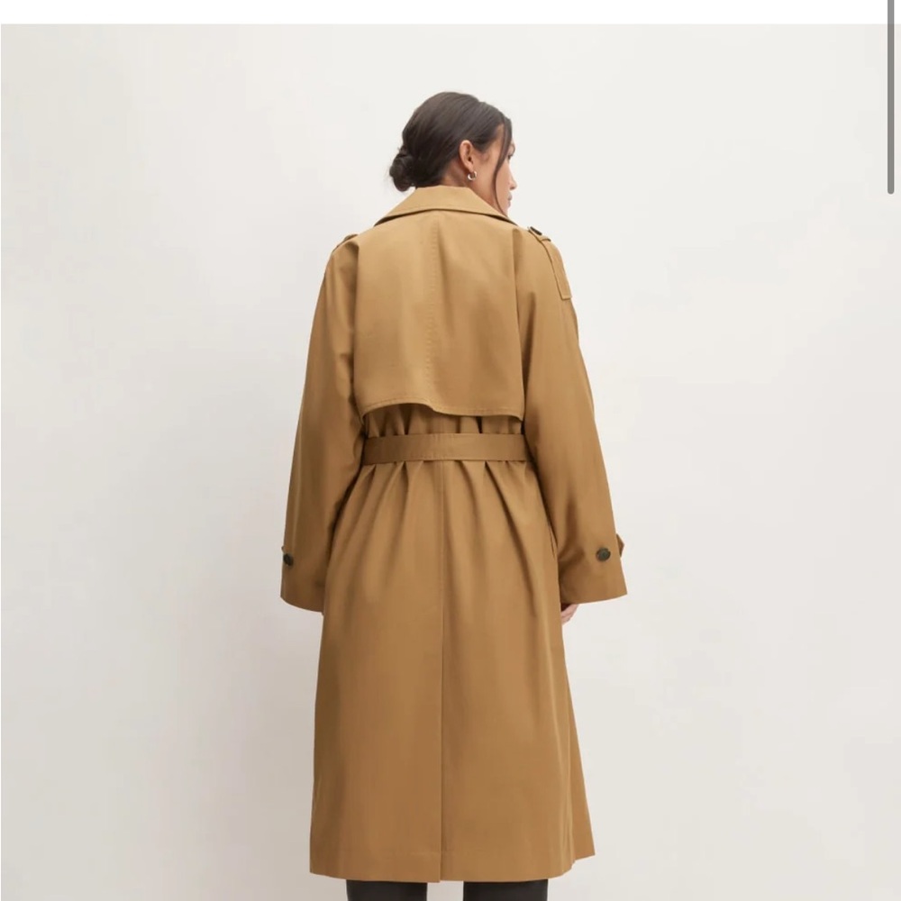 EVERLANE THE COTTON LONG TRENCH COAT - Picture 6 of 8